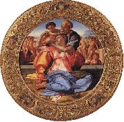 Michelangelo Buonarroti The Holy Family with the Young St.John the Baptist France oil painting reproduction